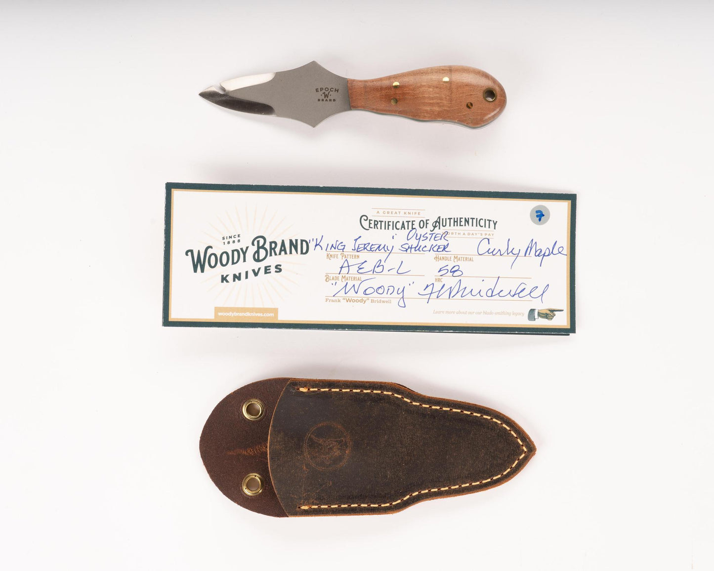 Woody Handmade Cutlery "King Jeremy" Oyster Shucker