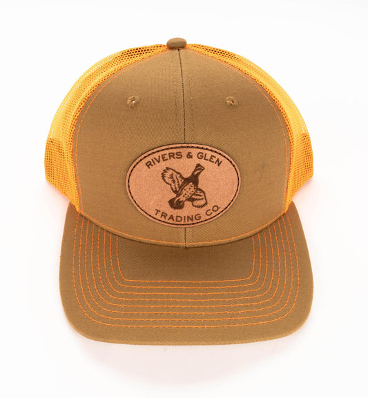 R&G Quail Trucker Hat (Old Gold)