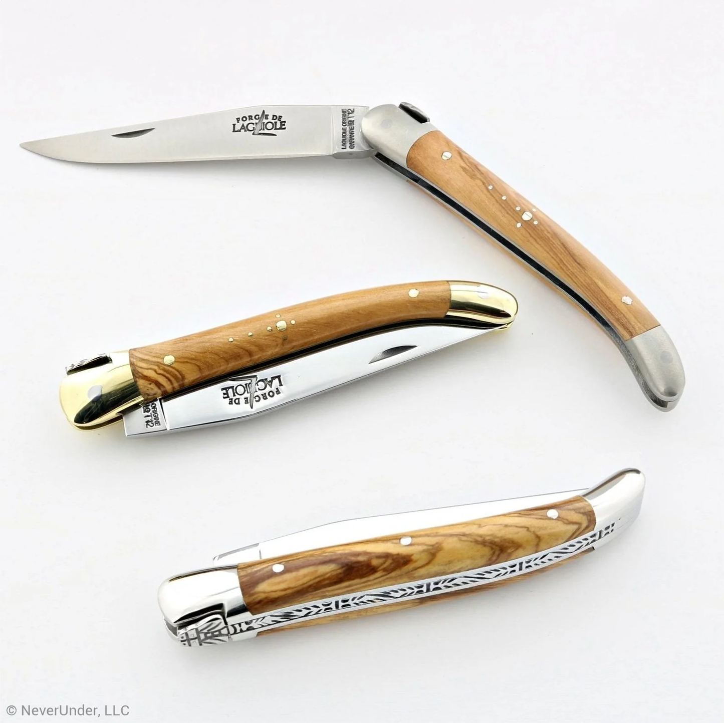 Laguiole 9cm Brass Bolster Shiny Finish