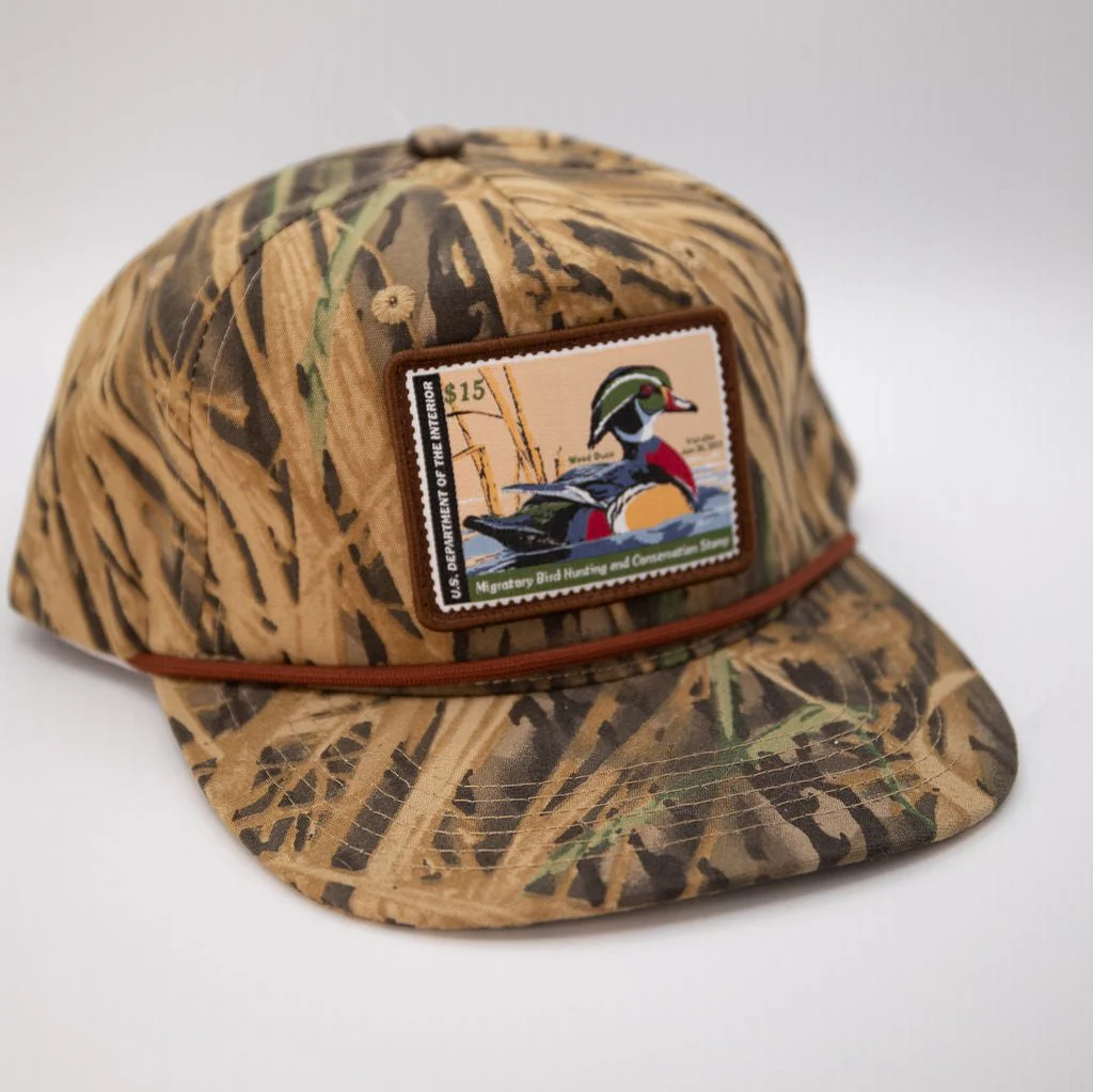 Woodley Co Duck Stamp Hat Wood Duck 12’-13’