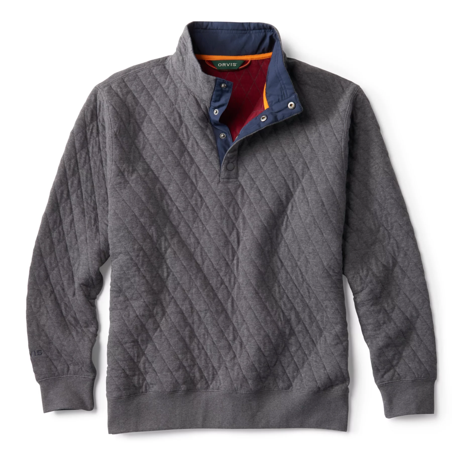 Orvis Outdoor Quilted Snap Sweatshirt