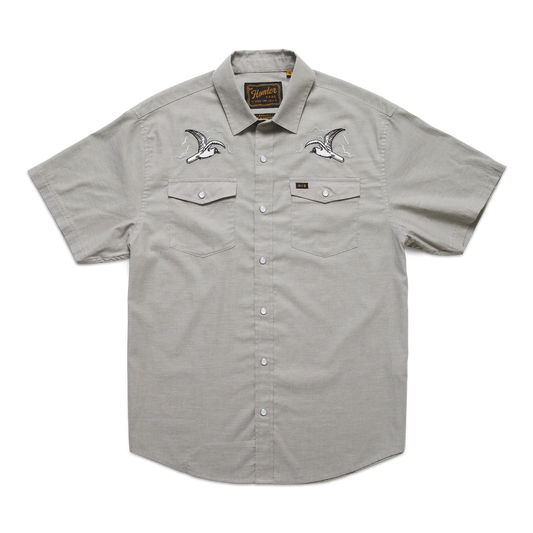 Howler Brothers H Bar B Snapshirt Seagulls: Grey Oxford - Rivers & Glen Trading Co.