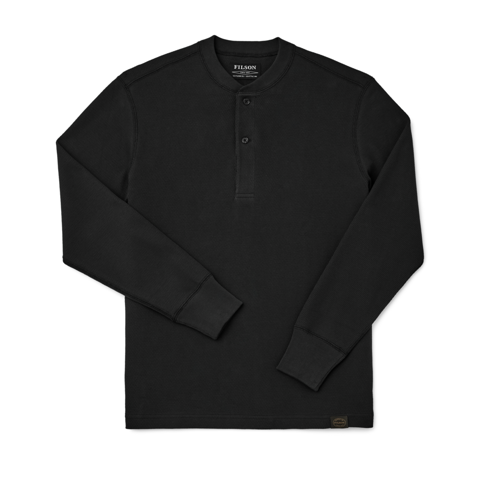 Waffle Knit Henley – Rivers & Glen Trading Co.