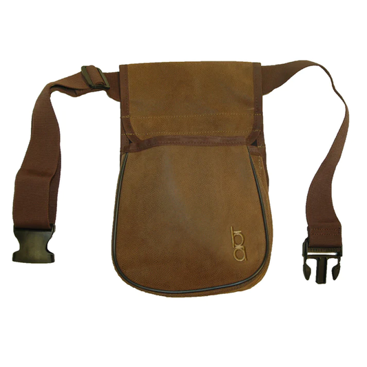 Bob Allen Classic Divided Shell Pouch With Belt - Rivers & Glen Trading Co.