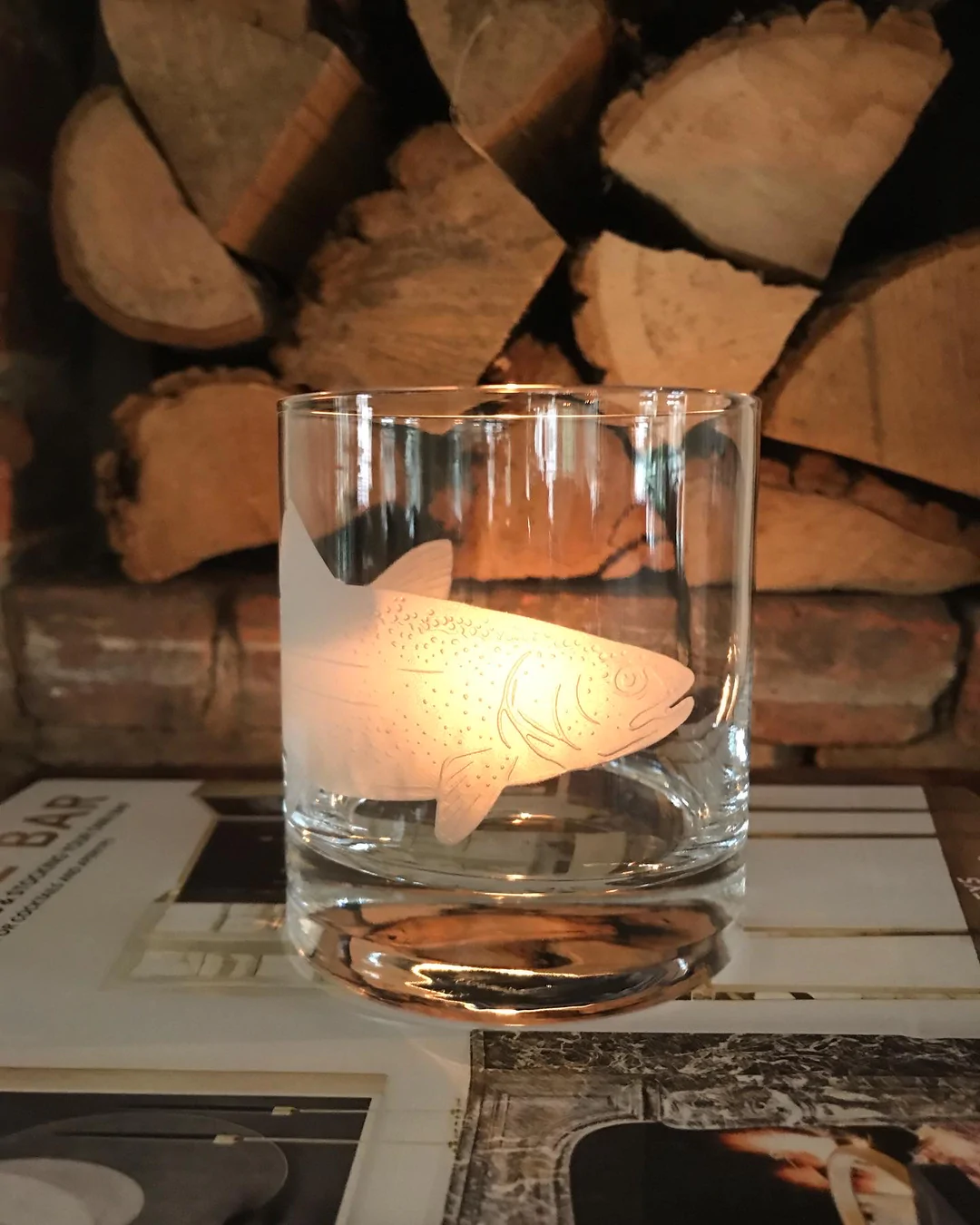 The Christian Glass Set: Trout - Rivers & Glen Trading Co.